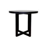 Twenty10 Iris Dining Table 90cms in Wenge (Black Stained Oak) — SantoLusso®