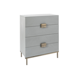 Twenty10 Lilly 4 Drawer Chest in Grey — SantoLusso®