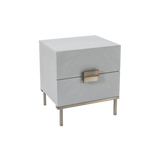 Twenty10 Lilly Bedside Table in Grey Oak Veneer — SantoLusso®