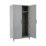 Twenty10 Lilly Wardrobe in Grey Oak Veneer — SantoLusso®