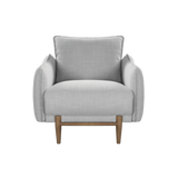 Twenty10 Louie Armchair in Grey Linen — SantoLusso®