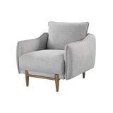 Twenty10 Louie Armchair in Grey Linen — SantoLusso®