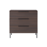 Twenty10 Luna 3 Drawer Chest in Espresso — SantoLusso®