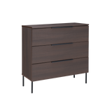 Twenty10 Luna 3 Drawer Chest in Espresso — SantoLusso®