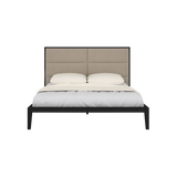 Twenty10 Orchid Beds in Wenge with Beige Fabric in Kingsize — SantoLusso®