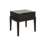 Twenty10 Orchid Bedside Single Drawer in Wenge (Black Stained Oak) — SantoLusso®