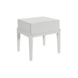 Twenty10 Orchid Bedside Single Drawer in White — SantoLusso®