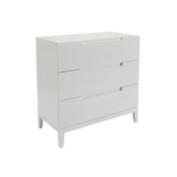 Twenty10 Orchid 3 Drawer Chest in White — SantoLusso®