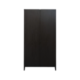 Twenty10 Orchid Wardrobe in Wenge (Black Stained Oak) — SantoLusso®