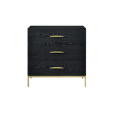 Twenty10 Tulip Drawer Chest in Wenge (Black Stained Oak) — SantoLusso®