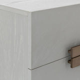 Twenty10 Lilly Tallboy in Grey Oak Veneer - SantoLusso
