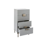 Twenty10 Lilly Tallboy in Grey Oak Veneer - SantoLusso