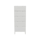 Twenty10 Orchid Narrow Chest in White - SantoLusso