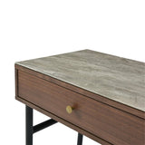 Twenty10 Willow Desk or Dressing Table in Walnut - SantoLusso