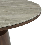 Twenty10 Willow Dining Table Round in Walnut - SantoLusso