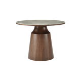 Twenty10 Willow Dining Table Round in Timber Tobacco — SantoLusso®