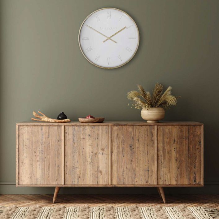 Ghedi Turenni Wall Clock Tofu — SantoLusso®