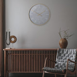 Ghedi Turenni Wall Clock Cement — SantoLusso®
