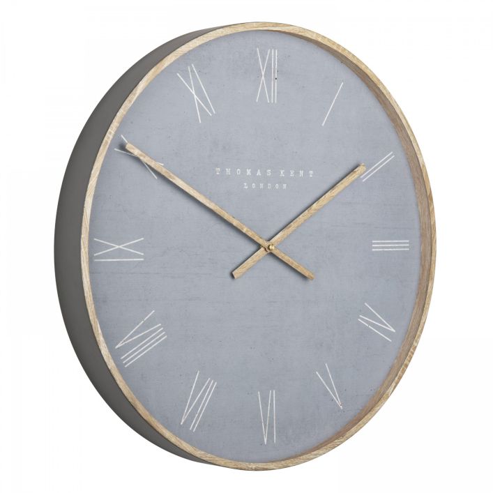 Ghedi Turenni Wall Clock Cement — SantoLusso®
