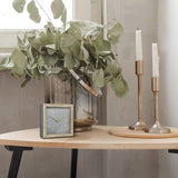 Ghedi Turenni Mantel Clock Cement — SantoLusso®