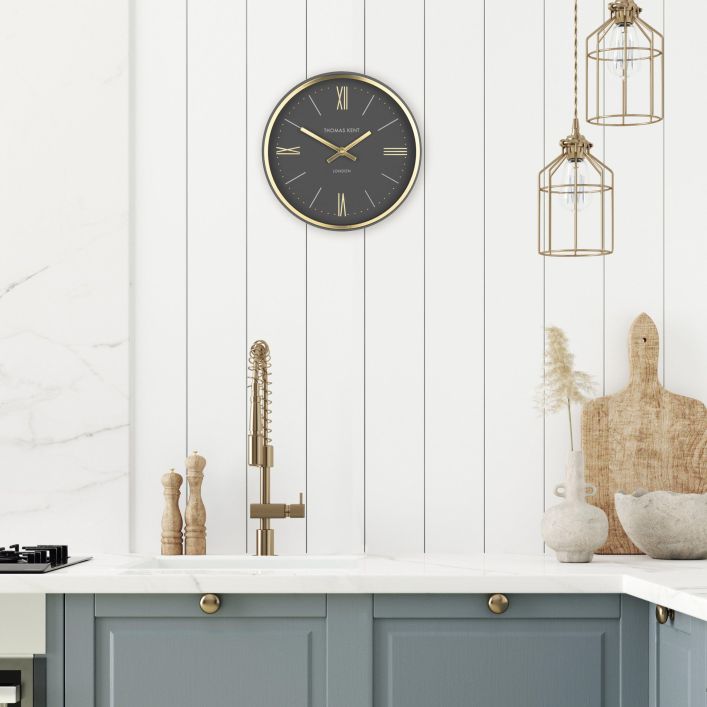 Ghedi Paliano Wall Clock Charcoal — SantoLusso®