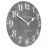 Ghedi Outdoor Wall Clock Arabic Cement — SantoLusso®