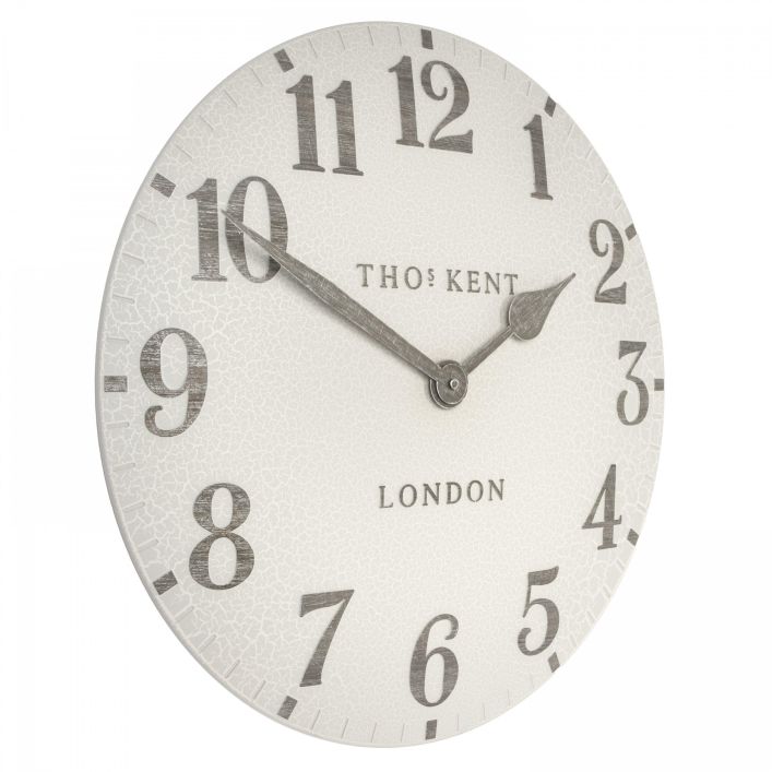 Ghedi Outdoor Wall Clock Arabic Crackle — SantoLusso®