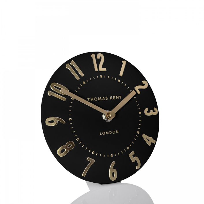 Ghedi Durassi Mantel Clock Noir — SantoLusso®