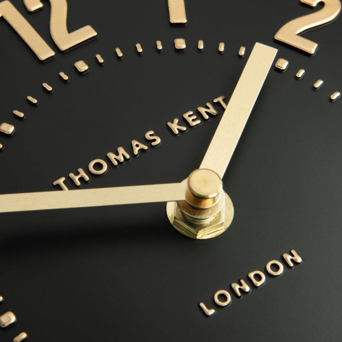 Ghedi Durassi Mantel Clock Noir — SantoLusso®