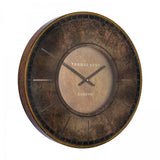 Ghedi Fiorenza Wall Clock Leather — SantoLusso®