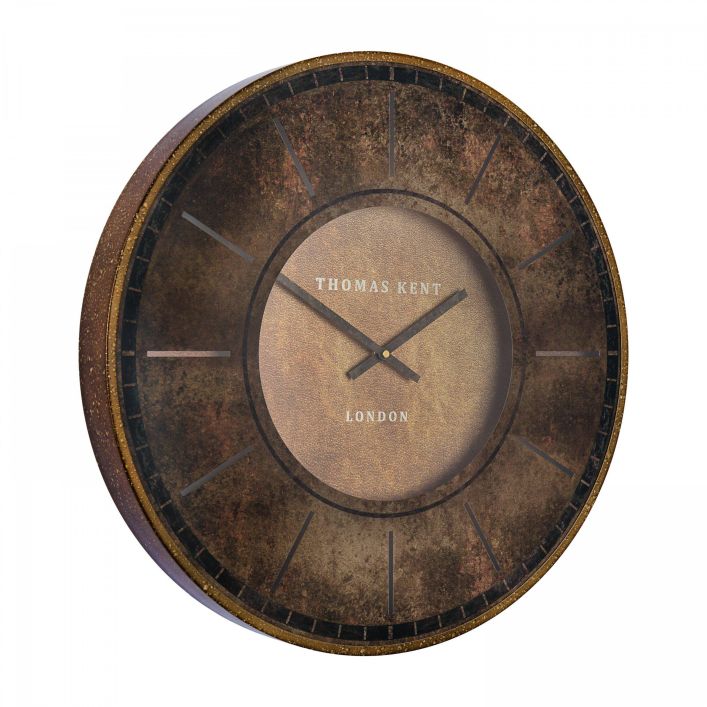 Ghedi Fiorenza Wall Clock Leather — SantoLusso®