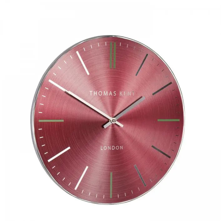 Ghedi Cafe Wall Clock Ruby — SantoLusso®