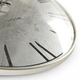 Ghedi Melluna Wall Clock Silver — SantoLusso®