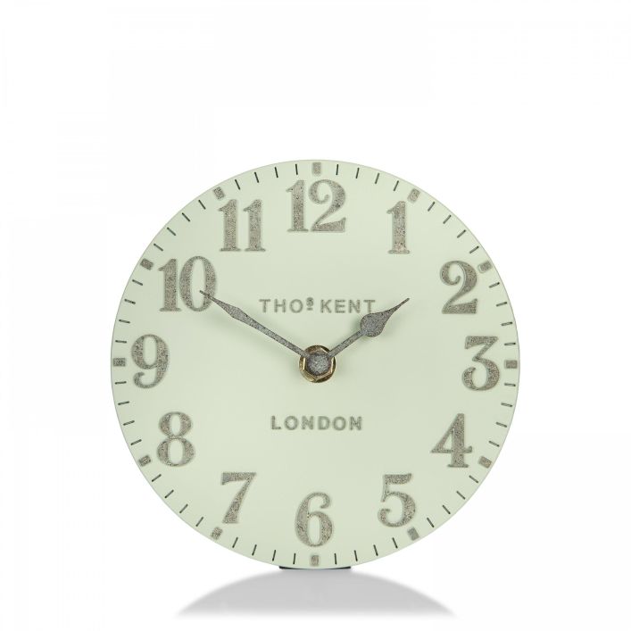 Ghedi Arabica Mantel Clock Pearl Green — SantoLusso®