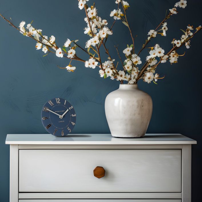 Ghedi Durassi Mantel Clock Midnight Blue — SantoLusso®