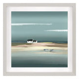 Ghedi Azure Framed Art — SantoLusso®