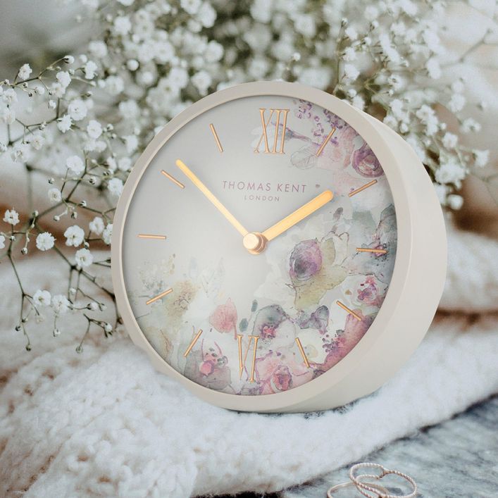 Ghedi Comasti Mantel Clock Light Grey — SantoLusso®