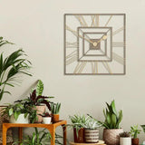 Ghedi Linzo House Wall Clock Square — SantoLusso®