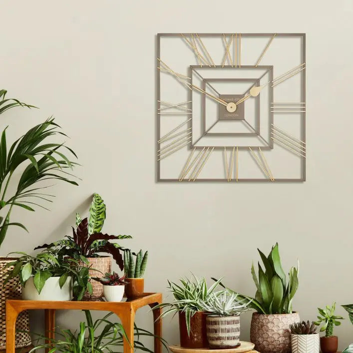 Ghedi Linzo House Wall Clock Square — SantoLusso®