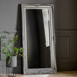 Ghedi Lambrusco Leaner Mirror Antique Silver — SantoLusso®