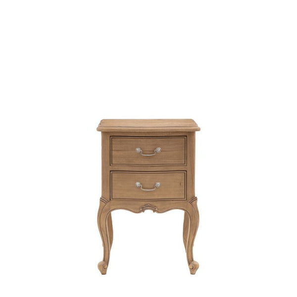 Ghedi Bayas Bedside Table Weathered — SantoLusso®