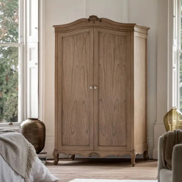 Ghedi Bayas 2 Door Wardrobe Weathered — SantoLusso®