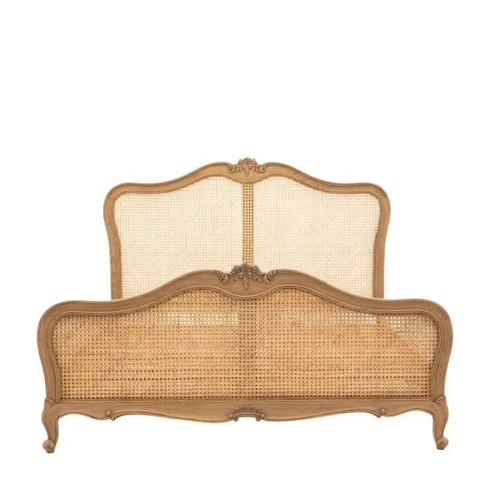 Ghedi Bayas Super King Cane Bed Weathered — SantoLusso®
