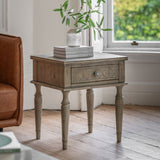 Ghedi Segre 1 Drawer Side Table — SantoLusso®