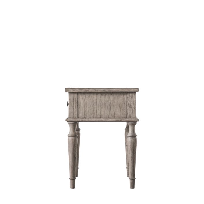 Ghedi Segre 1 Drawer Side Table — SantoLusso®