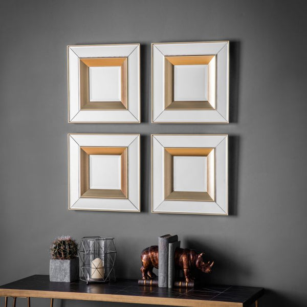 Ghedi Vivia Mirror Square (4pk) — SantoLusso®