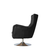 Ghedi Majori Swivel Chair Antique Ebony — SantoLusso®