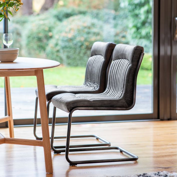 Ghedi Metauro Leather Chair Antique Ebony — SantoLusso®