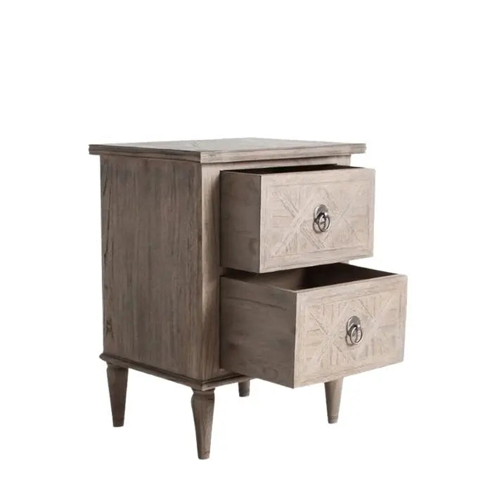 Ghedi Segre 2 Drawer Bedside Table — SantoLusso®