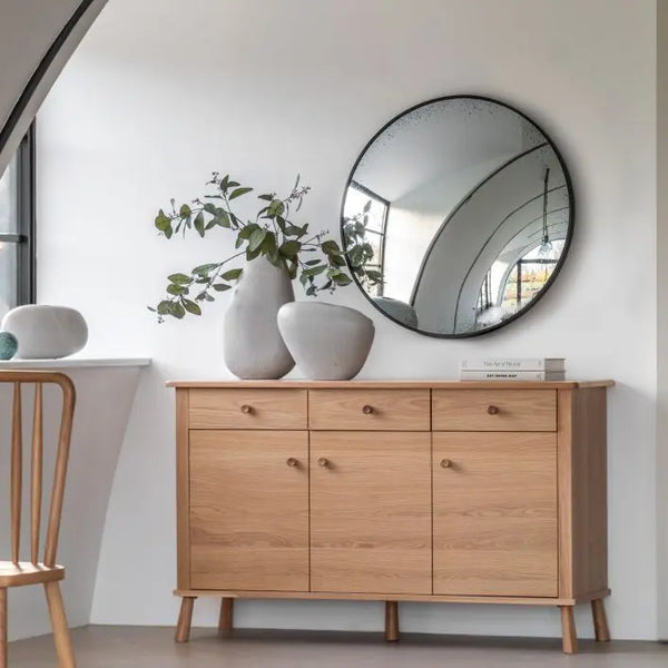 Ghedi Esla 3 Door 3 Drawer Sideboard — SantoLusso®